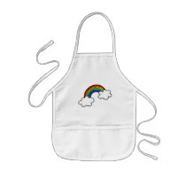 Rainbows & clouds aprons