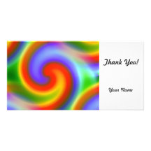 Rainbows Photo Card Template