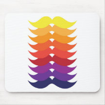 Rainbowstache Mousepad