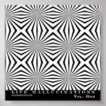 Rainbowtruth Live Hallucinations Optical Illusion Poster
