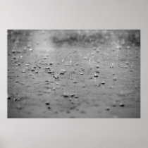 Raindrops in a Storm Posters
