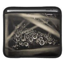 raindrops on web ipad sleeves