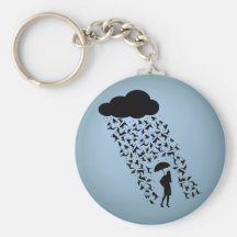 Raining Cats & Dogs Key Chain