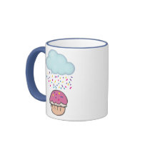 Raining Sprinkles on Cupcake Mug