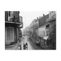 Rainswept Royal Street New Orleans Postcard