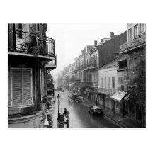 Rainswept Royal Street New Orleans Postcard
