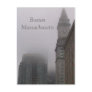 rainy Boston Massachusetts Post Cards