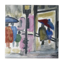 Rainy Day Ceramic Tiles