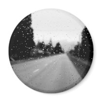 Rainy Day in Alberta Refrigerator Magnets