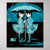 Rainy Day in Blue