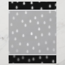 Rainy night sky. Black and Grey. Custom Flyer