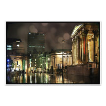 Rainy Trafalgar Square Photo