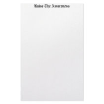 Raise The Awareness Stationary Stationery
