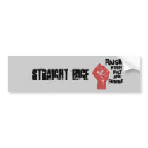 Raise your fist and resist bumper stickers