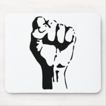 Raised Fist Mouse Pad