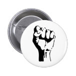 Raised Fist Pinback Buttons