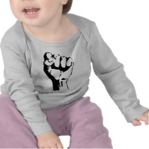Raised Fist Tee Shirts