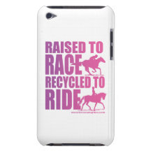 Raised to Race Recycled to Ride iPod Touch Barely There iPod Cover
