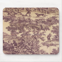 Raisin français Mousepad de Toile de pays Tapis De Souris