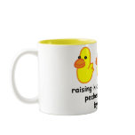 Raising children is like being pecked to death by mugs