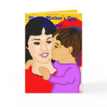 Raising Son Mother's Day Card