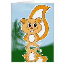 Rally Squirrel Card
