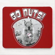 Rally Squirrel - St Louis unofficial mascot Mouse Pad
