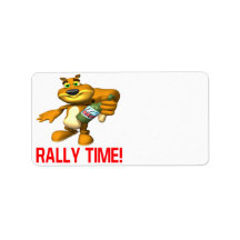 Rally Time Address Label