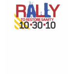 Rally to Restore Sanity Ladies T shirt