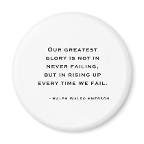Ralph Waldo Emerson - Motivation Quote Magnet