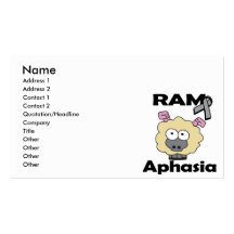 RAM Aphasia Business Card