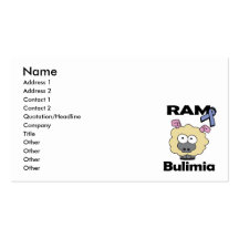 RAM Bulimia Business Cards