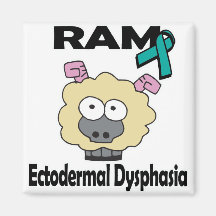 RAM Ectodermal Dysphasia Fridge Magnet