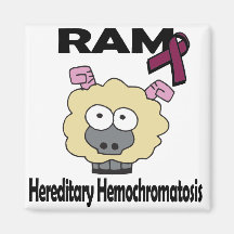 RAM Hereditary Hemochromatosis Fridge Magnet