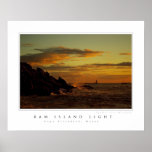 Ram Island Light Poster