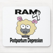 RAM Postpartum Depression Mouse Pads