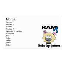 RAM Restless Legs Syndrome Business Cards