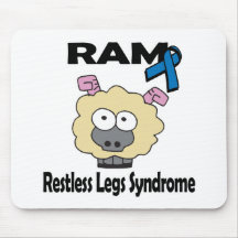 RAM Restless Legs Syndrome Mousepad