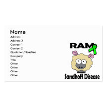 RAM Sandhoff Disease Business Card Templates