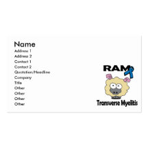 RAM Transverse Myelitis Business Card Template