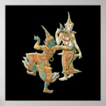 RAMA SITA - RAMAYANA HINDU BUDDHIST GOD POSTER
