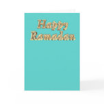 Ramadan Eid Mubarak Muslim Islamic Greeting Cards