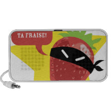 Ramène pas ta fraise !! © Les Hameçons Cibles Portable Speakers