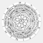 Ramon Llull Ars Magna Round Sticker