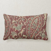Ranch Paisley Bandana Pattern MoJo Throw Pillow