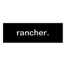 Rancher Business Card