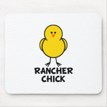 Rancher Chick Mouse Mat