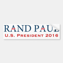 Rand Paul 2016 Bumper Stickers
