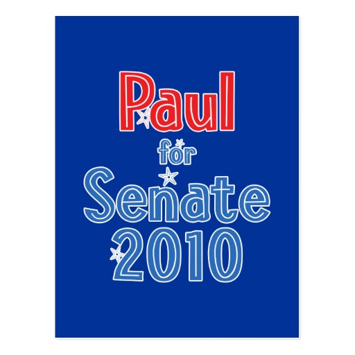 Rand Paul for Senate 2010 Star Design Postcard