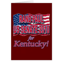 Rand Paul for Senate 2010 Tshirts and Buttons Cards